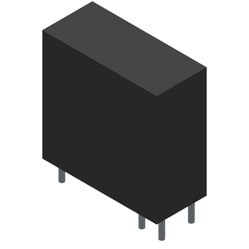 POWER/SIGNAL RELAY, SPST, LATCHED, 0.033A (COIL), 12VDC (COIL), 400mW (COIL), THROUGH HOLE-STRAIGHT MOUNT