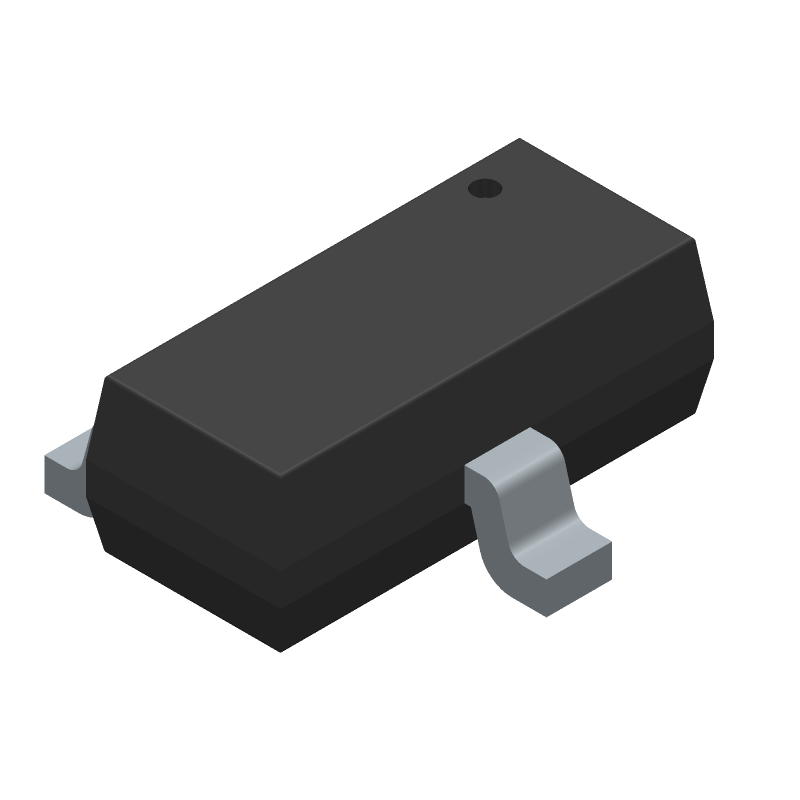 P-Channel MOSFET, 30V, 2.7A, 122mR, SOT-23-3
