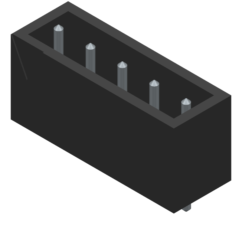 5 Pos Terminal Block, 18A, 300V, Screw, Through Hole, Green