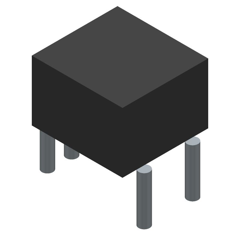 Transformer 1500VDC 9 X 10.16mm 6.35 X PC Pin Through Hole