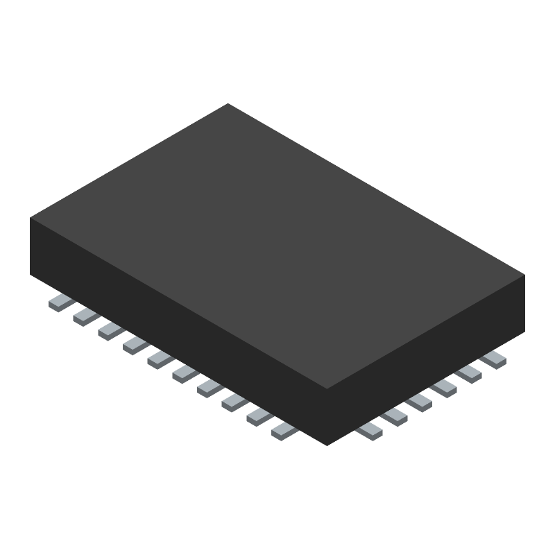 6Bit 1dBStep 50dB 2.4GHz 32-Pin PQFN EP Bulk