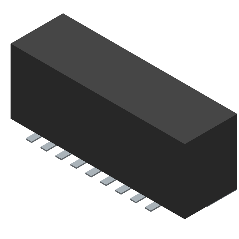 Conn Wire to Board RCP 9 POS 1.25mm Solder RA SMD CLIK-Mate™ T/R