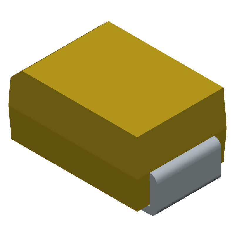 47uF 10V Tantalum Polymer Capacitor, 200mR ESR, 0805 SMD