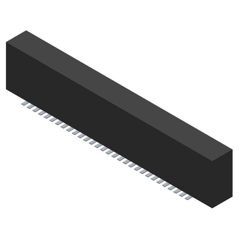 30 Pos 1 Row 1mm Pitch Receptacle Connector, SMT, 1A, 125V
