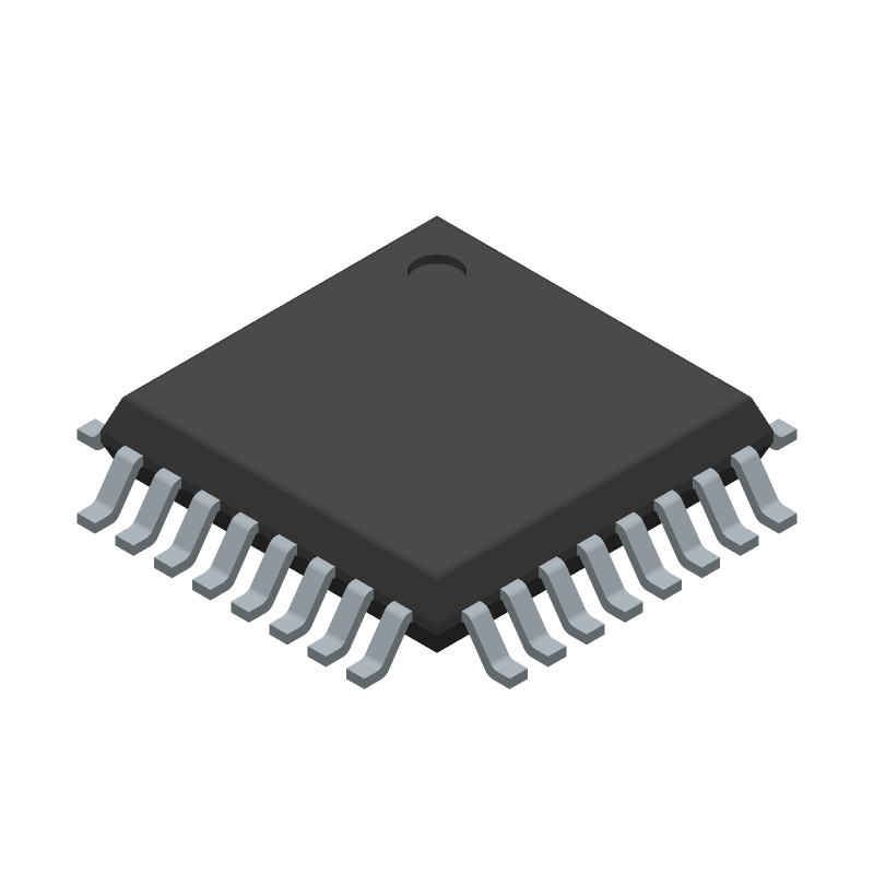 8-Bit MCU, 50MHz, 128KB FLASH, 32 ADC, 25 I/O, LQFP