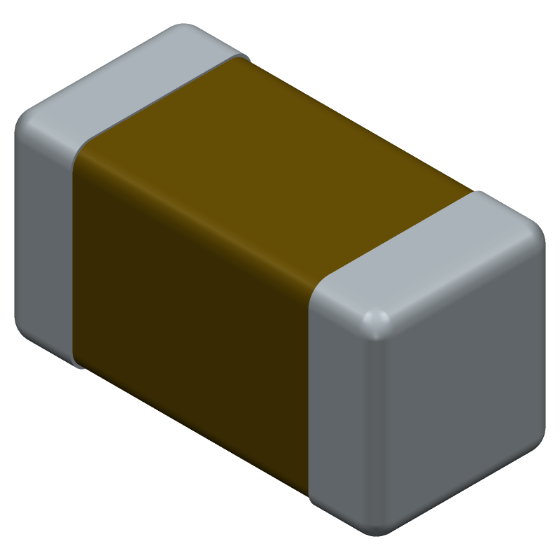 X7R Ceramic Capacitor, 1nF, 2kV, 10%, 1206 SMD