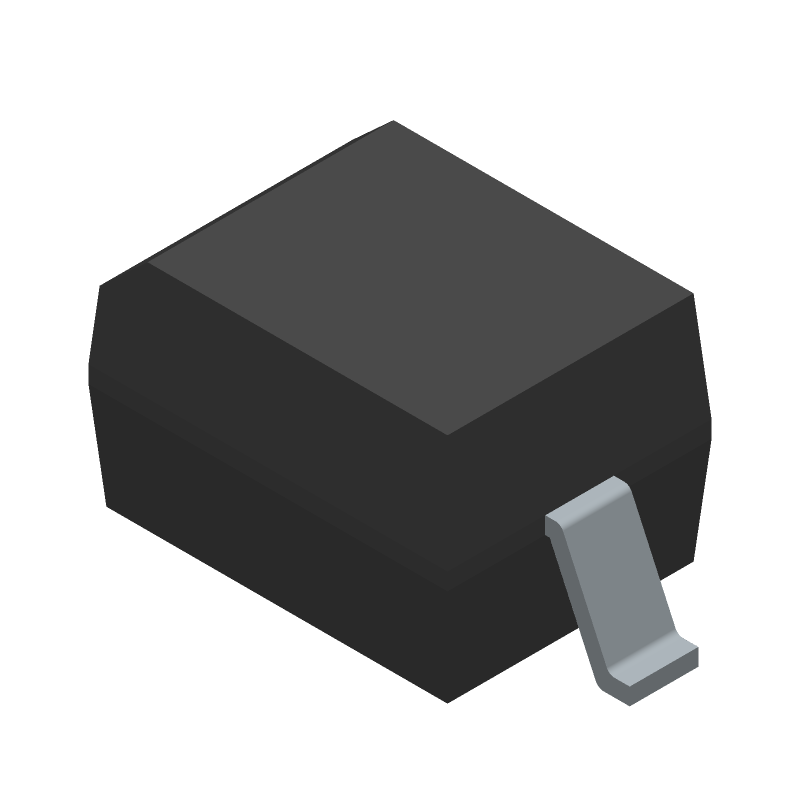 TVS Diode, Unidirectional, 2-Pin, Silicon, 150°C