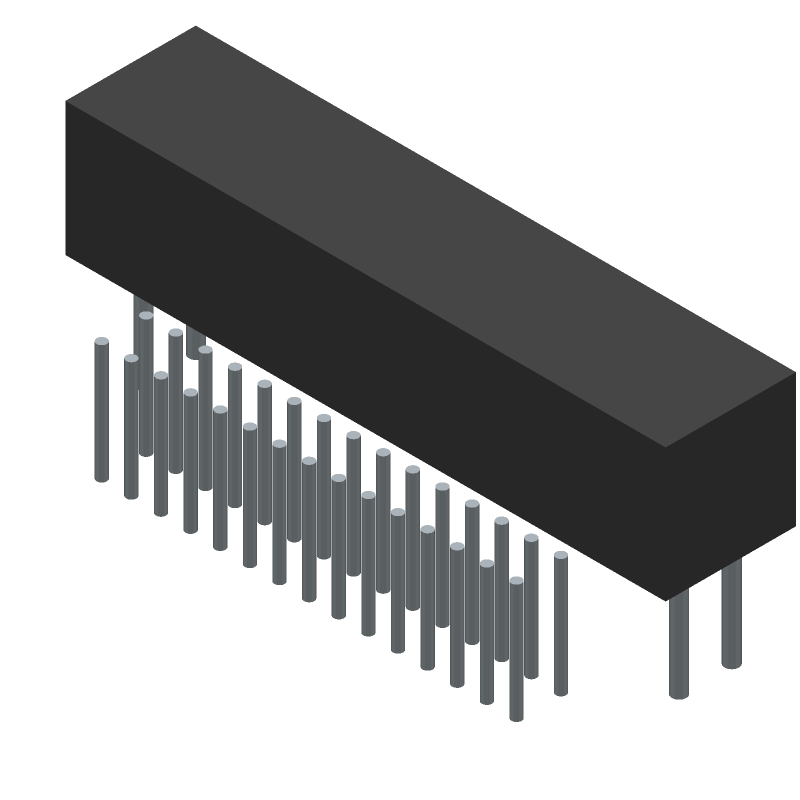 Conn Shrouded Header (4 Sides) HDR 30 POS 1.27mm Solder RA Side Entry Thru-Hole TIGER EYE™ Tube