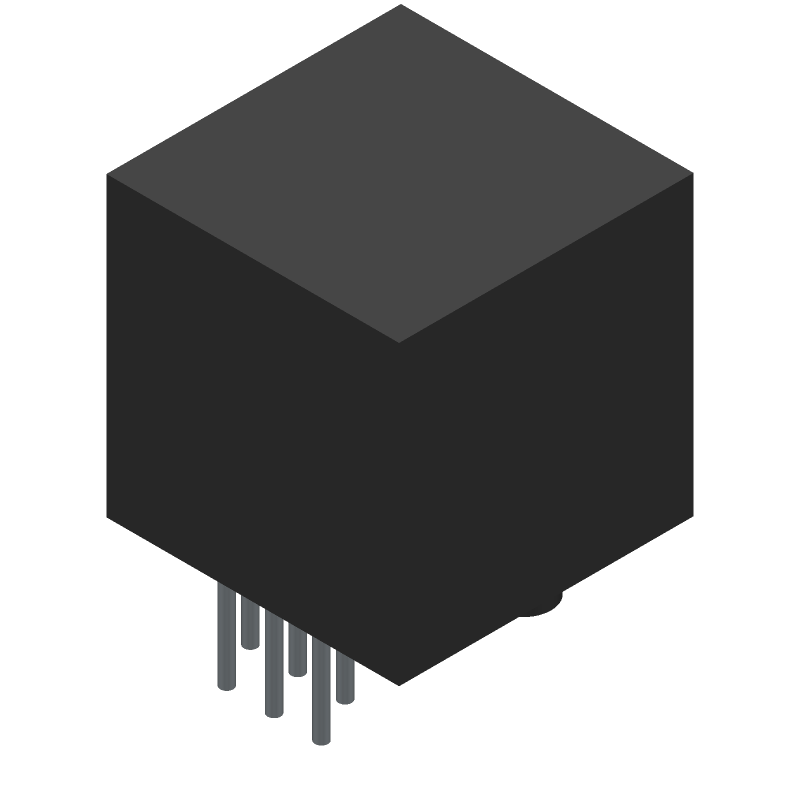 Vertical 6P6C Modular Jack, Female, 1.5A, 120V, Gold Cu Alloy