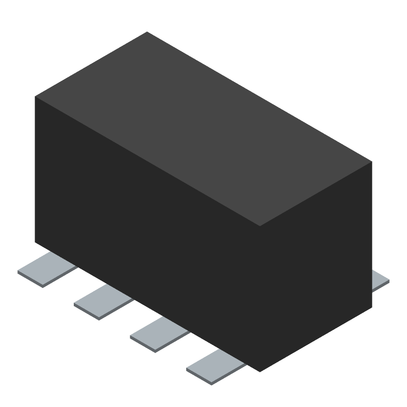 8 Pos 2mm Pitch Vertical Socket Strip, Gold Plated