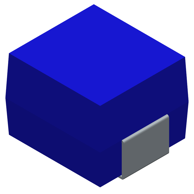 Inductor Power Unshielded Wirewound 2.2uH 20% 100KHz Ferrite 3.8A 0.047Ohm DCR T/R