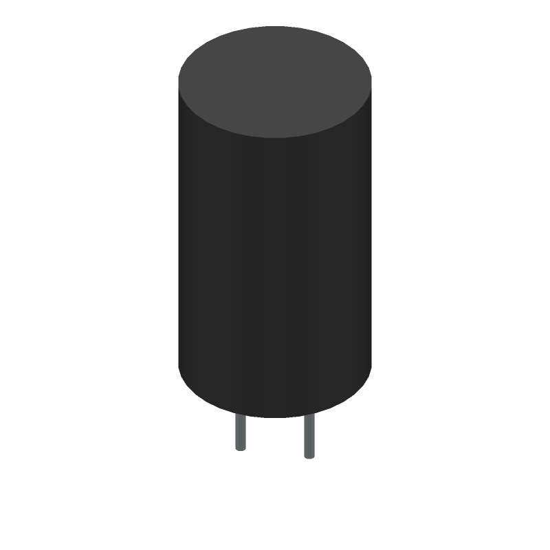Cap Aluminum Lytic 2200uF 25V 20% (14.5 X 25mm) Radial 7.5mm 0.028 Ohm 2800mA 3000h 125°C Automotive Bulk