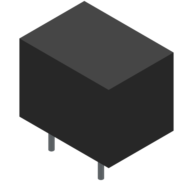 12VDC Power Relay SPST-NO 10A 250VAC 100VDC THT