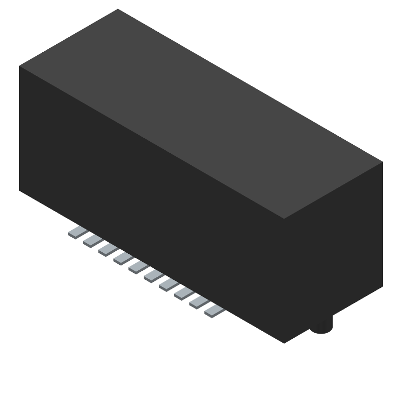 Conn Socket and Terminal Strip SKT/HDR 20 POS 0.635mm Solder ST SMD Tube