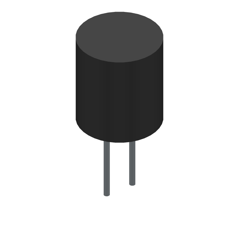 120uF 20V Al Polymer Cap, 27mR ESR, 2A Ripple, 125C Radial