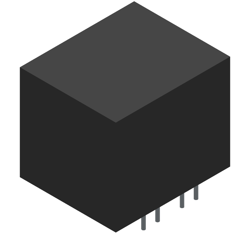 Power Transformer, 6VA, Dual Pri/Sec, 170mA, Through Hole