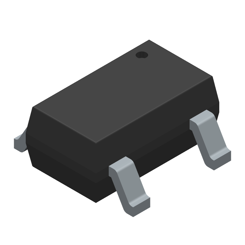 Fixed Positive LDO Regulator, 3.3V, 0.29V Dropout, CMOS, PDSO5, ANTIMONY AND HALOGEN FREE, ROHS COMPLIANT, SOT-23, 5 PIN