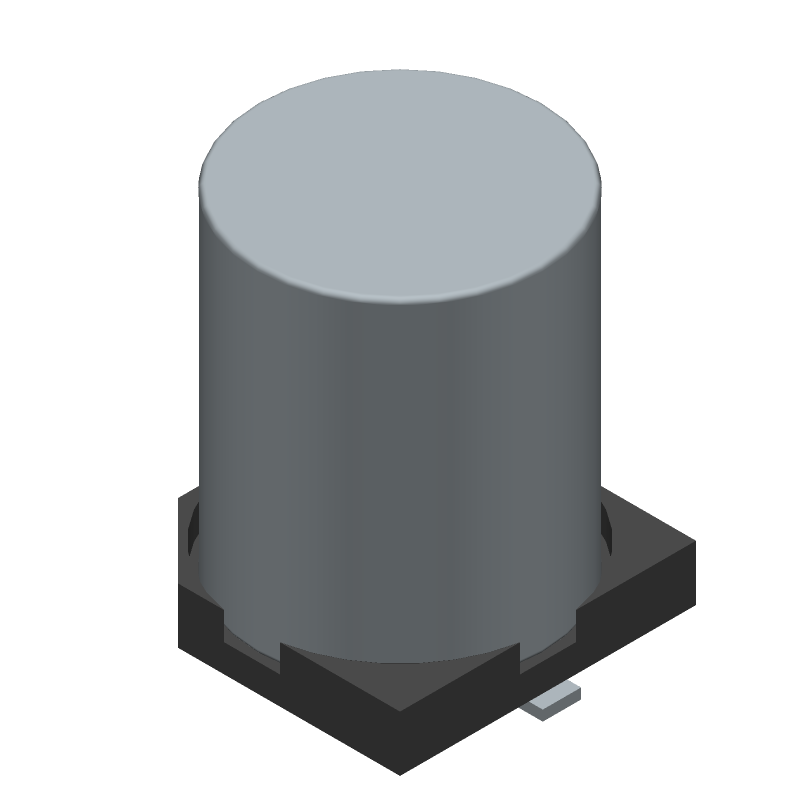 220uF 25V Aluminum Electrolytic Capacitor, SMD, 105°C