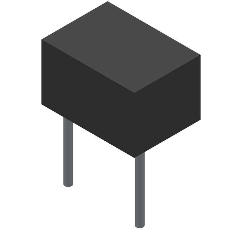Cermet Trimmer Resistor, 2kR, 0.5W, 10% Tol, 300V, 1 Turn, Through Hole