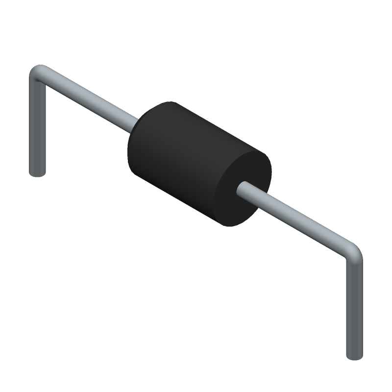 1.5kW Unidirectional TVS Diode, 179V Clamp, DO-201