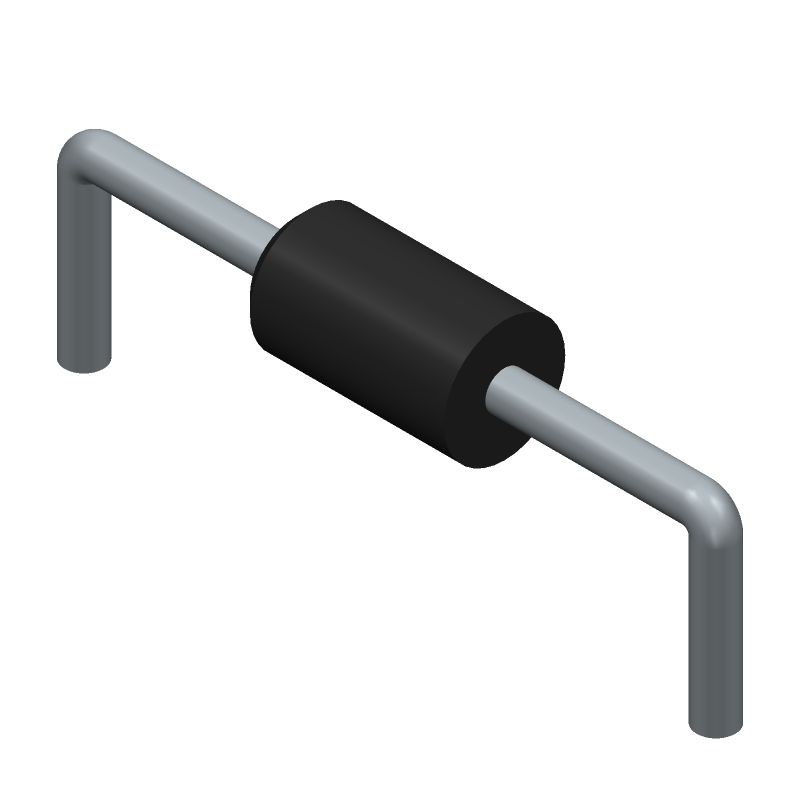 Diode Switching 400V 1A 2-Pin DO-204AL T/R