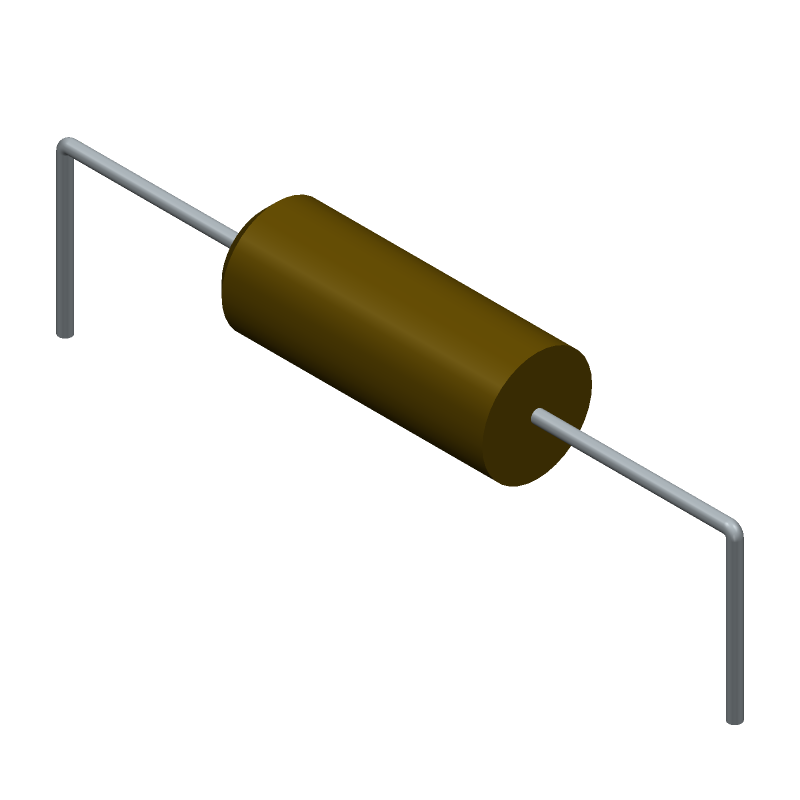 Cap Aluminum Lytic 8uF 50V -10% to 75% (6.3 X 17.5mm) Axial 2000h 105°C