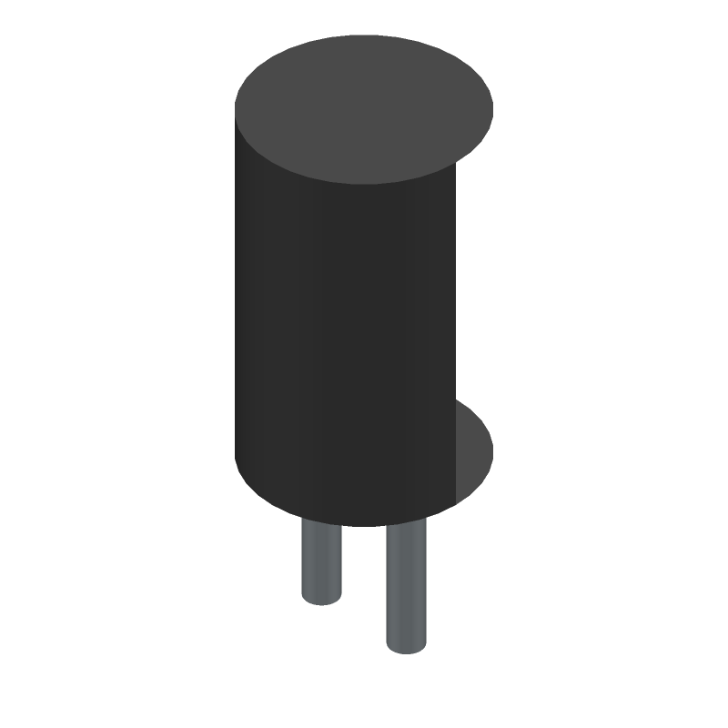 Radial Inductor 68uH 10% 770mA 280mR Unshielded Through-Hole