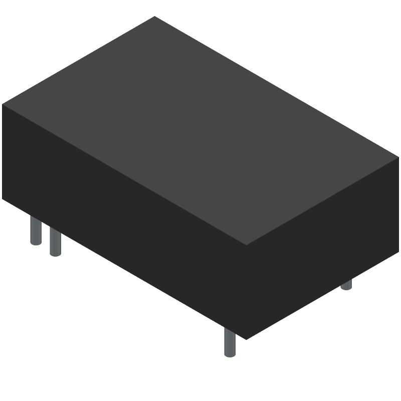 2-Output DC-DC Converter, 6W, 5V, 9-36V In, 600mA Out, Isolated