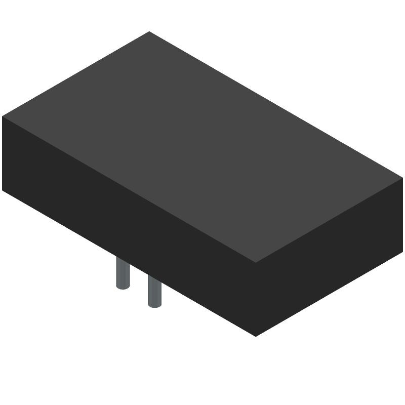 5W DC-DC Converter, 2x15V Out, 200mA, Isolated, DIP