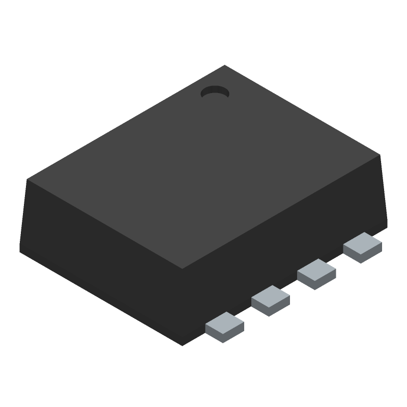 Complementary Dual Power MOSFET, -30V, -4.5A, 59m&Omega;, SOT-28FL / ECH8, 3000-REEL