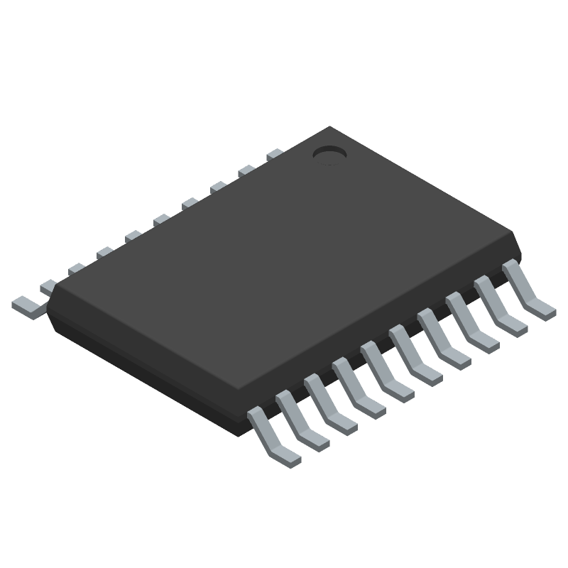 8-Bit Bus Switch, CMOS, 100MHz, 2.3-3.6V, TSSOP