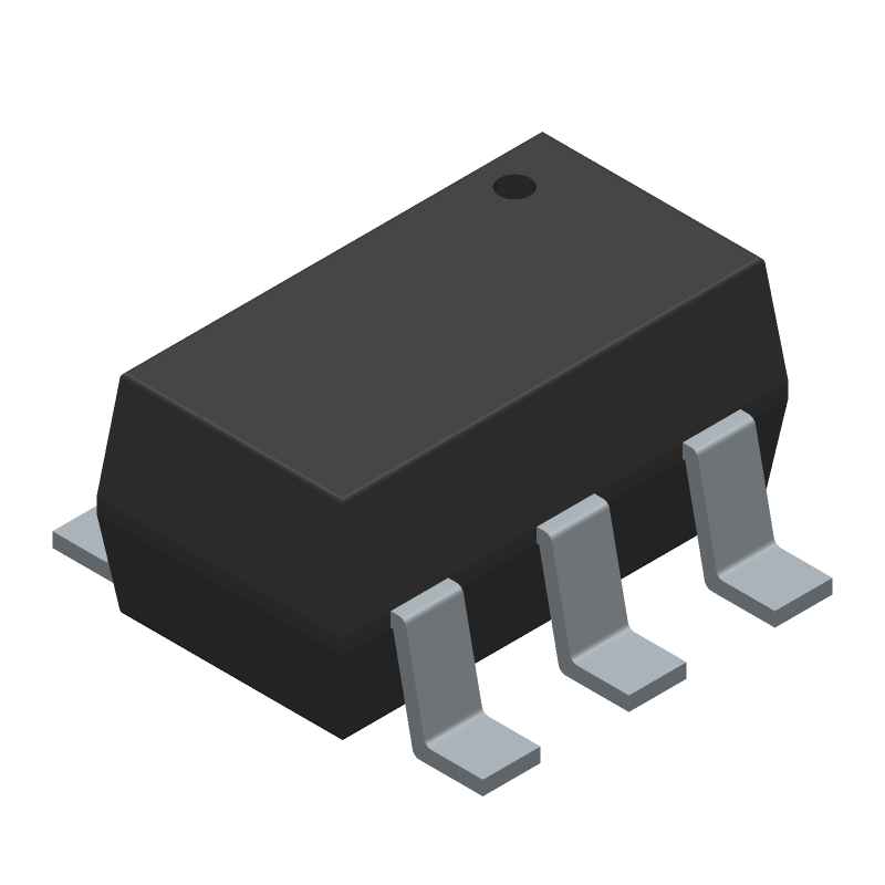 1-Ch 1:2 3-State Demultiplexer, SOT-23, CMOS
