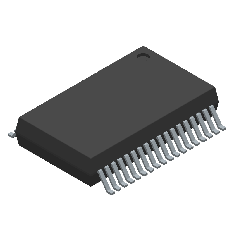 Half Bridge Based Peripheral Driver, 2 Driver, 12A, MOS, PDSO36, GREEN, PLASTIC, DSO-36