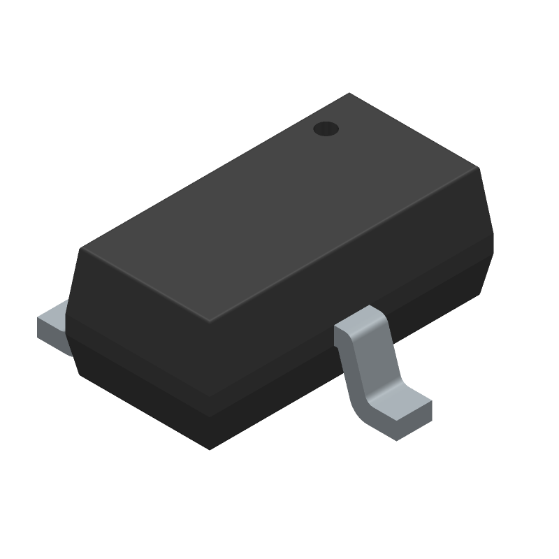 Buffer/Inverter Based Peripheral Driver, 0.02A, PDSO3, GREEN, PLASTIC, SC59, 3 PIN
