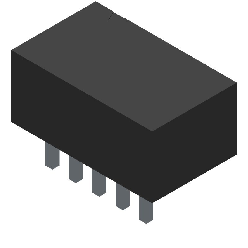 5 Pos 2mm RA Shrouded Header, Solder, Thru-Hole, 3A