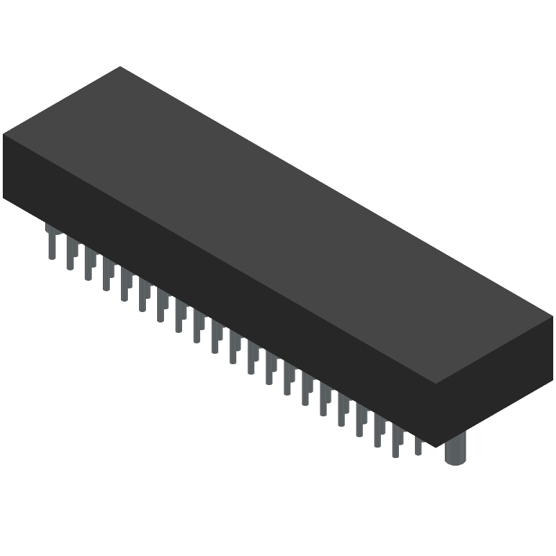 Conn Board to Board RCP 80 POS 2.54mm Solder RA Thru-Hole Tube