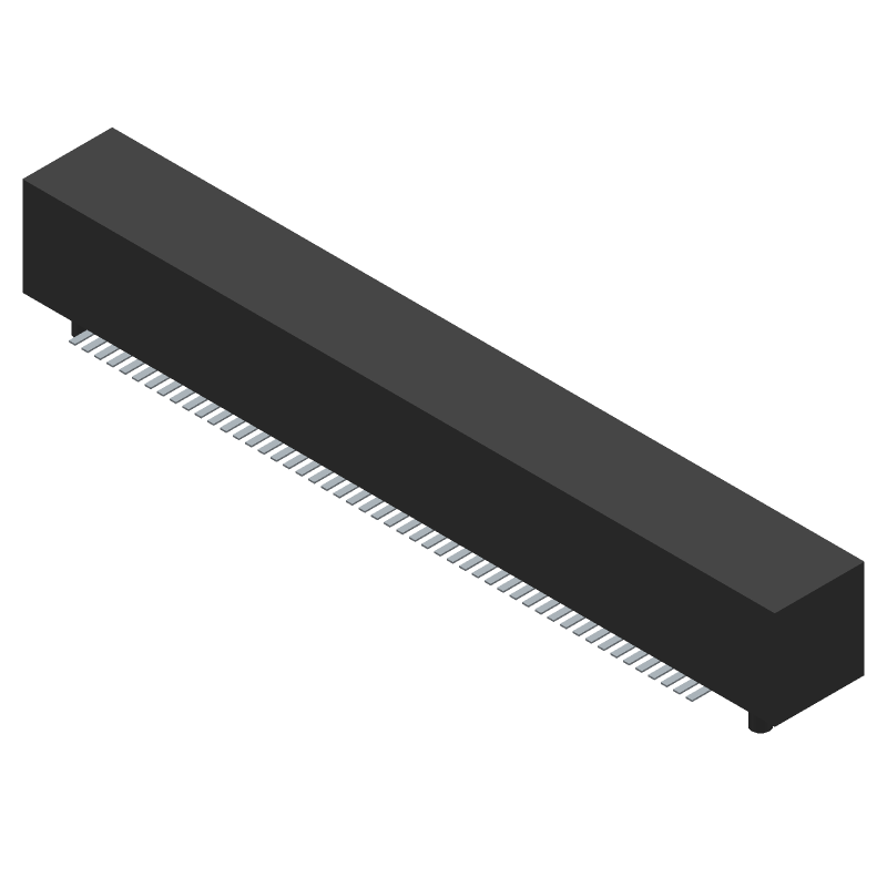 100 Pos 0.8mm Board-to-Board Receptacle, 100V, 500mA, SMD