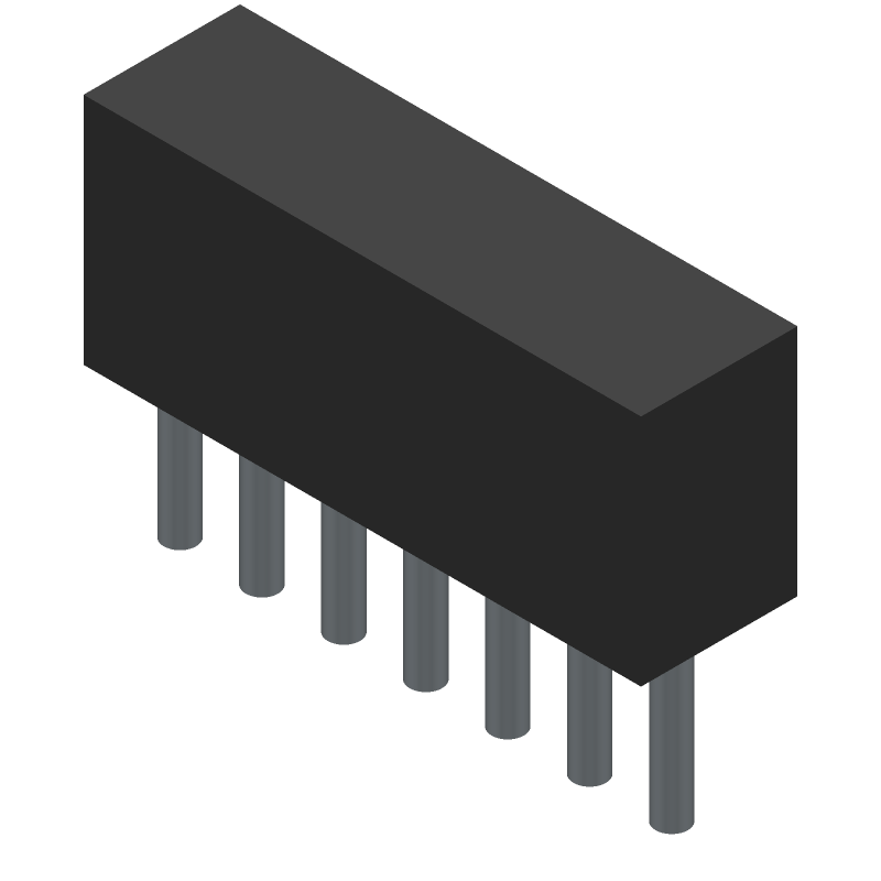 Conn Shrouded Header (4 Sides) HDR 5 POS 2.54mm Solder ST Top Entry Thru-Hole T/R