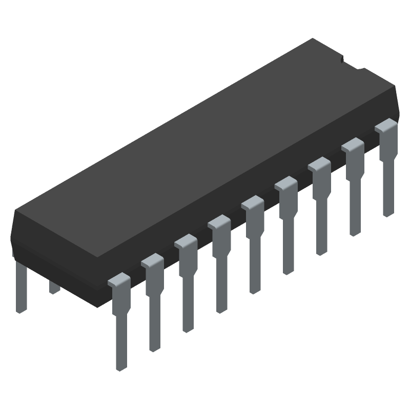 8-Bit 4MHz RISC MCU, OTP, PDIP-18