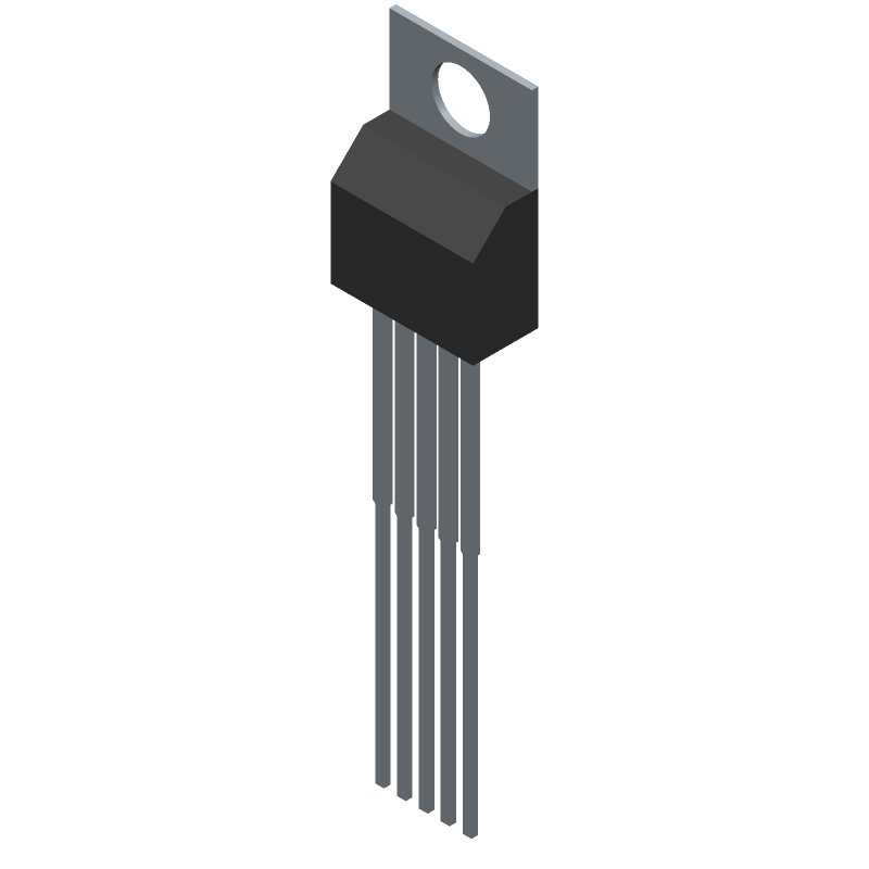 Temp Sensor Digital Serial (2-Wire, I2C, SMBus) 5-Pin(5+Tab) TO-220 Tube