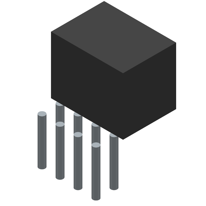 2mm Shrouded Header, 8 Pos, Male, Gold, 650V, RA Thru-Hole