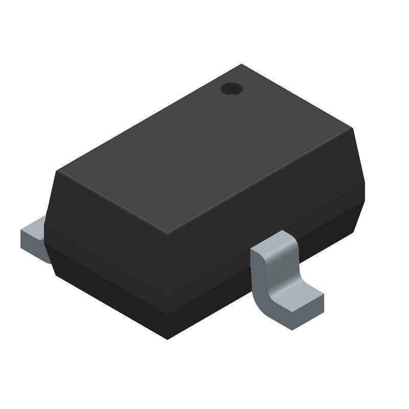 NPN BJT Transistor, 50V VCEO, 500mA IC, 250MHz fT, SC Package