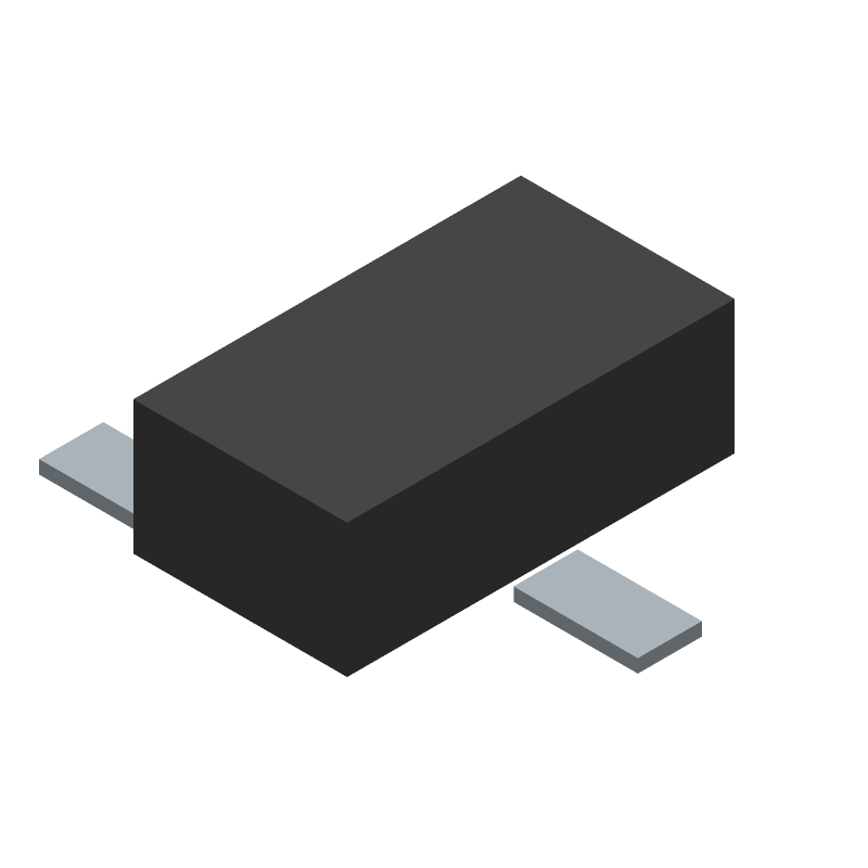 Small Signal Field-Effect Transistor, 0.5A I(D), 30V, 1-Element, N-Channel, Silicon, Metal-oxide Semiconductor FET, SMT3, 3 PIN
