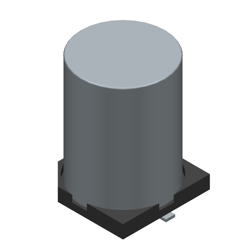Aluminum Electrolytic Capacitor, Polarized, Aluminum (wet), 400V, 20% +Tol, 20% -Tol, 10uF, Surface Mount, 3333, CHIP, ROHS COMPLIANT