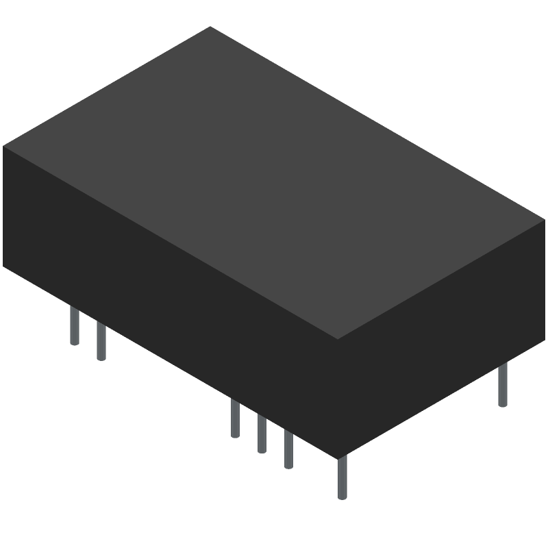 DC-DC Converter, 14-17V In, 0.5% Reg, Board Mount, 12-Pin