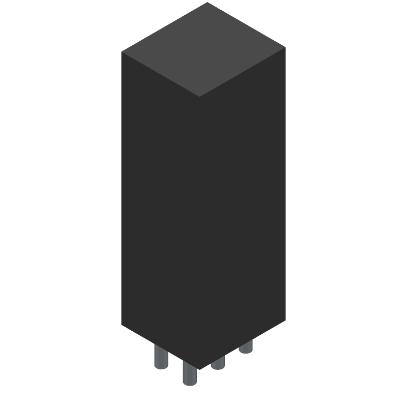 Toggle Switch, DPDT, Latched, 5A, 28VDC, Solder Terminal, Round Bat Actuator, Through Hole-straight,