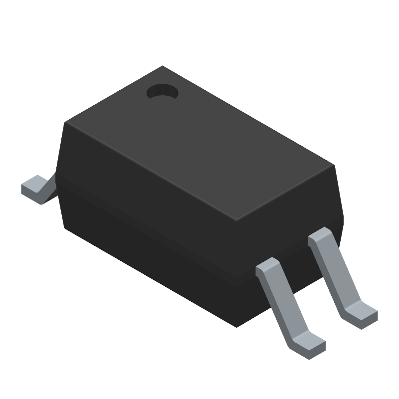 1-Ch Transistor Output Optocoupler, SOP-4, 110°C Max