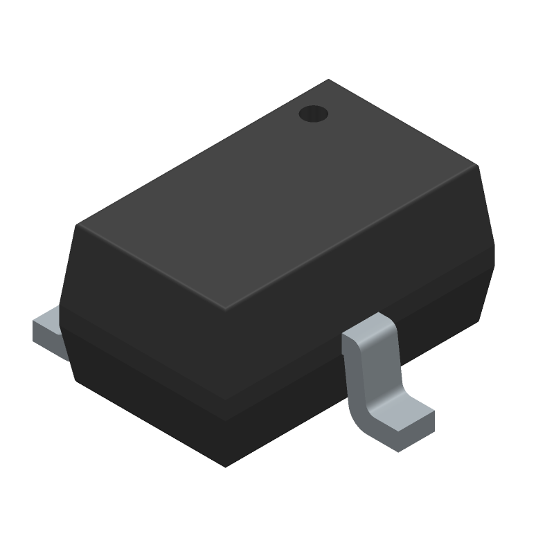 Mixer Diode, Zero Barrier, L Band, Silicon, ROHS COMPLIANT, MINIATURE, SC-70, 3 PIN