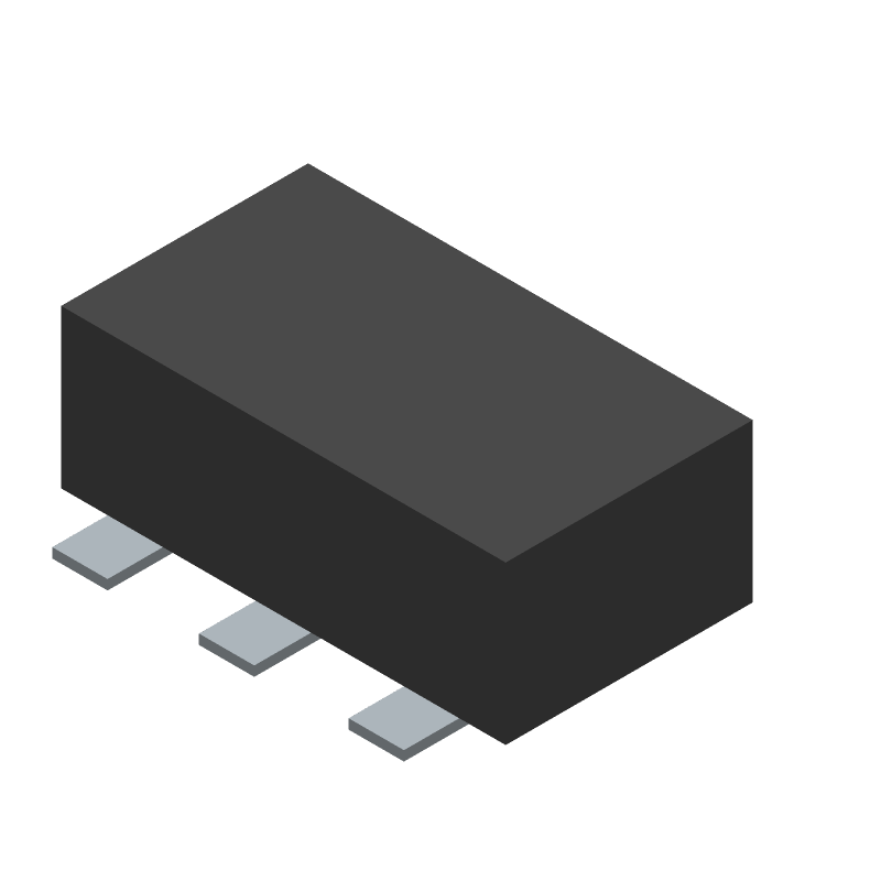 BCX55T series - 60 V, 1 A NPN power bipolar transistors SOT-89 3-Pin