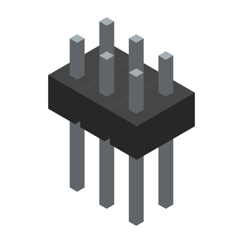 DS1021-2*3SF1-1 footprint, schematic symbol and 3D model by Connfly